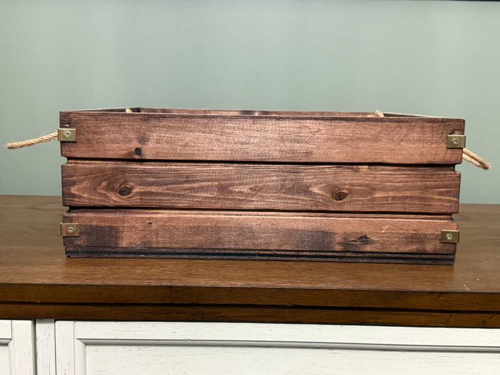 Rope-Handle Serving Crate, view 1